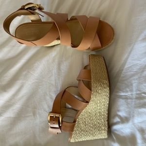 Michael kors wedge sandals
